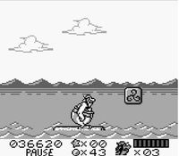 une photo d'Ã©cran de Asterix et Obelix (Game Boy) sur Nintendo Game Boy